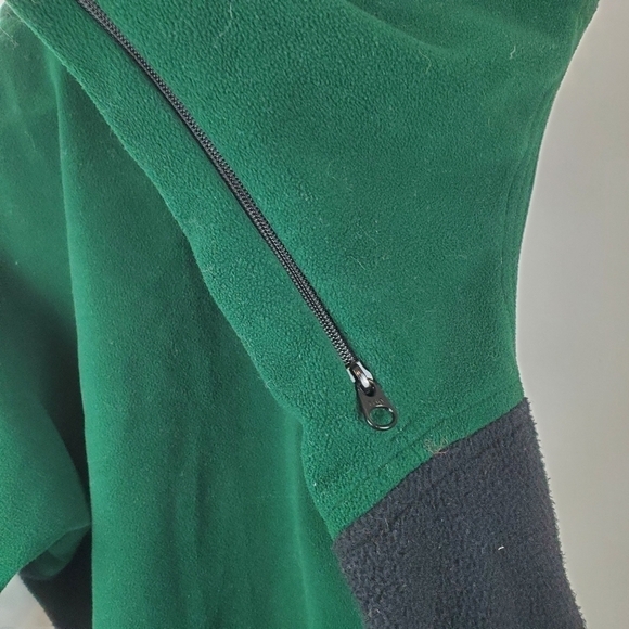 Marmot Women's Small Fleece Jacket Green Black - Picture 8 of 15